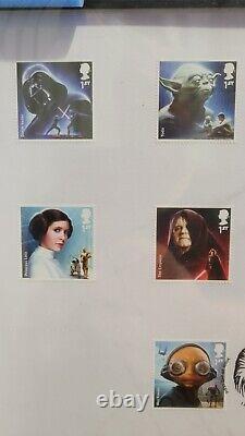 Star Wars Westminster Royal Mail Stamps A3 Framed 2017 #0885/4995 Rare To Find