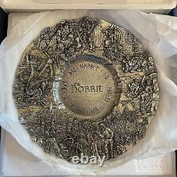 The Hobbit Royal Selangor Pewter Plate The Hobbit RARE Lord Of The Rings
