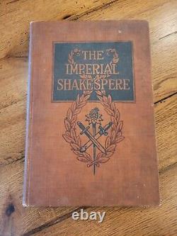 The Imperial Shakespere Works of William Shakespere RARE Antique Book 1898