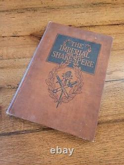 The Imperial Shakespere Works of William Shakespere RARE Antique Book 1898