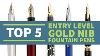 Top 5 Entry Level Gold Nib Pens 2021