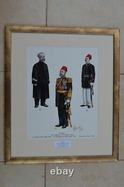 Turkey rare naval table with paintings of imperial navy Balkan Wars 1912-1913
