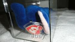 Ty Beanie Baby Peanut Royal Blue Authenticated SUPER RARE