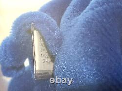 Ty Beanie Baby Rare 3rd 1st Gen Tag Royal Blue Peanut TBB Authenticated MWMT-MQ