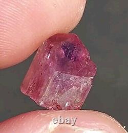 Ultra Rare Purple Pink Orange Imperial Topaz 8 Carats From Ouro Preto, Brazil