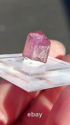 Ultra Rare Purple Pink Orange Imperial Topaz 8 Carats From Ouro Preto, Brazil