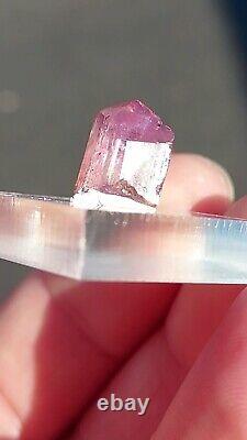 Ultra Rare Purple Pink Orange Imperial Topaz 8 Carats From Ouro Preto, Brazil