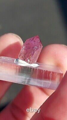 Ultra Rare Purple Pink Orange Imperial Topaz 8 Carats From Ouro Preto, Brazil