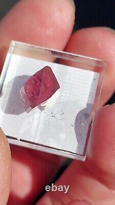 Ultra Rare Purple Pink Orange Imperial Topaz 8 Carats From Ouro Preto, Brazil