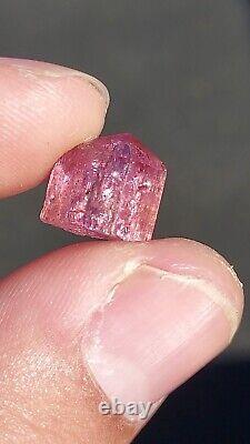 Ultra Rare Purple Pink Orange Imperial Topaz 8 Carats From Ouro Preto, Brazil