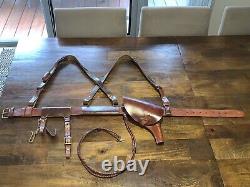 Ultra Rare WW1 Imperial Russian Army Officer M1912 Leather Equipments