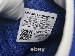 Under Armour Curry Flow 8 Flow Like Water Royal Blue 3023085-402 Sz 15 RARE