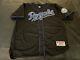 Vintage New Authentic Kansas City Royals Black Jersey Size 52 Russell Very Rare