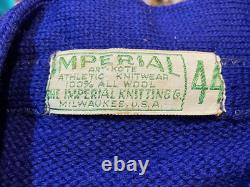 VINTAGE&RARE 1950 University of Kentucky Wildcats Sz 44 Imperial Letter Sweater