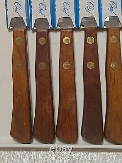 VINTAGE Robinson Royal Chef Stainless Steak Knives Lot Of 9 NEW! Rare Find