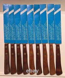 VINTAGE Robinson Royal Chef Stainless Steak Knives Lot Of 9 NEW! Rare Find