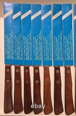 VINTAGE Robinson Royal Chef Stainless Steak Knives Lot Of 9 NEW! Rare Find