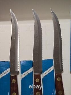 VINTAGE Robinson Royal Chef Stainless Steak Knives Lot Of 9 NEW! Rare Find