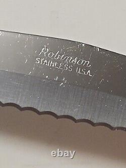 VINTAGE Robinson Royal Chef Stainless Steak Knives Lot Of 9 NEW! Rare Find