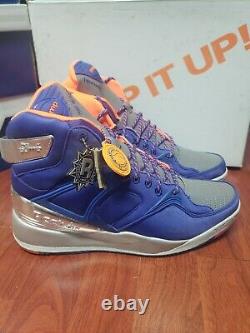VNDS Reebok The Pump Certified x EDT Limited Royal/Orange/Grey RARE Knicks 25th