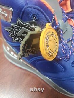 VNDS Reebok The Pump Certified x EDT Limited Royal/Orange/Grey RARE Knicks 25th