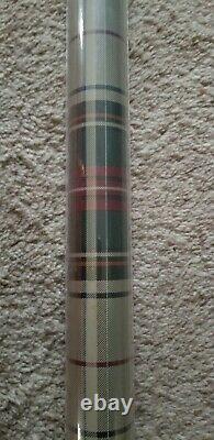 Very Rare Sealed Classic Ralph Lauren Imperial Beige Plaid Double Roll Wallpaper