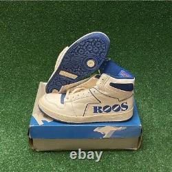 Vintage 1985 Kangaroos Impact AJ1 High OG Royal Blue Rare New Old Stock Mens 10