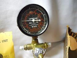 Vintage Imperial Brass Mfg. Co. All In One Refrigerator Test Gauge Nos Very Rare