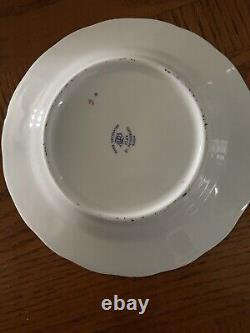 Vintage Imperial Lomonosov Cobalt Net 22K Gold Rare Platter And Dessert Plate