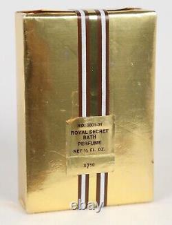 Vintage RARE SEALED / GIFT WRAPPED Box Royal Secret Bath Perfume. 5 fl oz