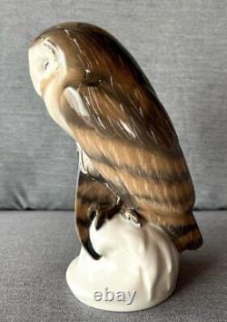 Vintage Royal Copenhagen Barn Owl T-151 Rare Figurine