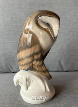 Vintage Royal Copenhagen Barn Owl T-151 Rare Figurine