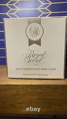 Vintage Royal Secret Bath Powder 7.0 Oz. By Germaine Monteil NOS RARE