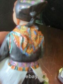 Vintage royal copenhagen Rare Amager Fano Girl Figurine Carl Martin Hansen 12412