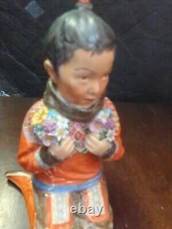 Vintage royal copenhagen Rare Greenland Girl Figurine Carl Martin Hansen 12415