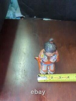 Vintage royal copenhagen Rare Greenland Girl Figurine Carl Martin Hansen 12415