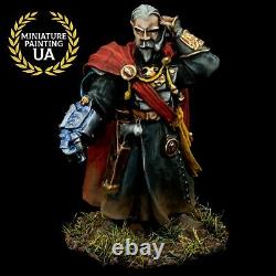 WH40K FW Astra Militarum Imperial Guard Painted Rare Cadian Officer Power Fist