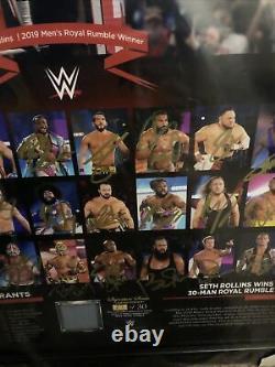 WWE Royal Rumble 2019 Seth Commemorative Limited Edition Plaque Rare Aew #27/30