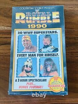 Wwf Royal Rumble 1990 Vhs Factory Sealed Coliseum Video Wwe Hogan Mega Rare